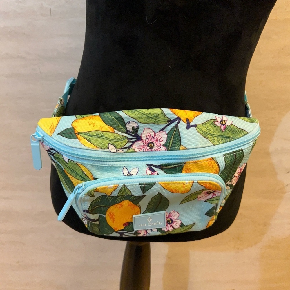 Vera Bradley Retired “Lemon Grove” Lighten Up RFID Belt Bag